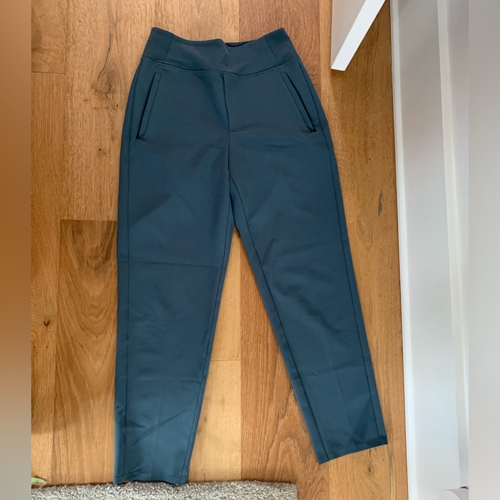 Athleta Slate Blue Tapered Ponte Pants
